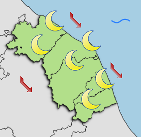 Previsioni di Oggi Sera-Notte