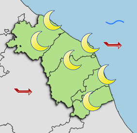 Previsioni di Oggi Sera-Notte