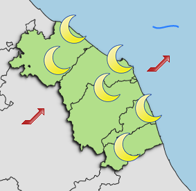 Previsioni di Oggi Sera-Notte