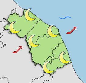 Previsioni di Oggi Sera-Notte