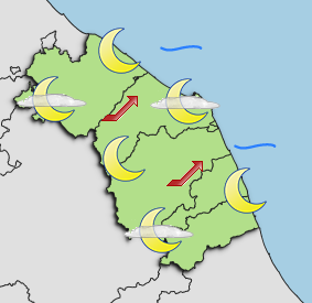 Previsioni di Oggi Sera-Notte