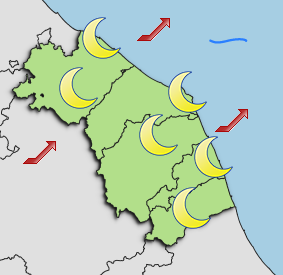 Previsioni di Oggi Sera-Notte