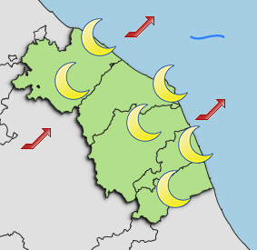 Previsioni di Oggi Sera-Notte