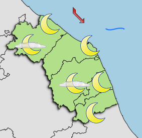 Previsioni di Oggi Sera-Notte