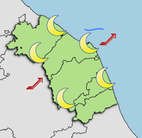 Previsioni di Oggi Sera-Notte