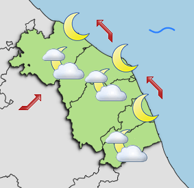 Previsioni di Oggi Sera-Notte