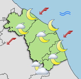 Previsioni di Oggi Sera-Notte