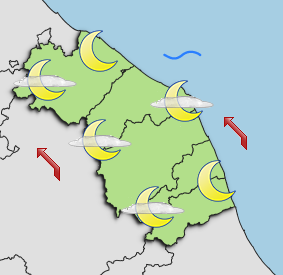 Previsioni di Oggi Sera-Notte