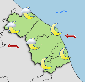 Previsioni di Oggi Sera-Notte