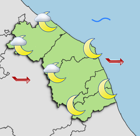 Previsioni di Oggi Sera-Notte