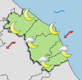 Previsioni di Oggi Sera-Notte