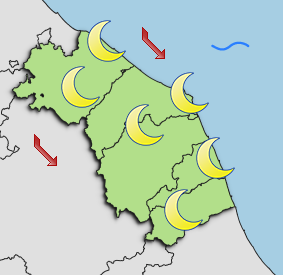 Previsioni di Oggi Sera-Notte