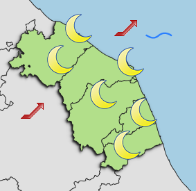 Previsioni di Oggi Sera-Notte