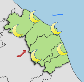 Previsioni di Oggi Sera-Notte