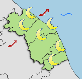 Previsioni di Oggi Sera-Notte