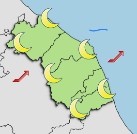 Previsioni di Oggi Sera-Notte