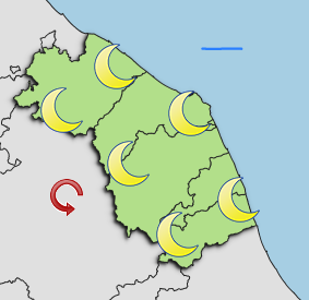 Previsioni di Oggi Sera-Notte