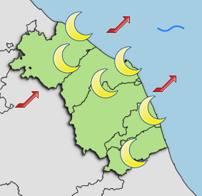 Previsioni di Oggi Sera-Notte