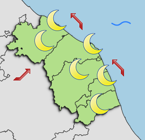 Previsioni di Oggi Sera-Notte