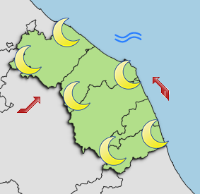 Previsioni di Oggi Sera-Notte