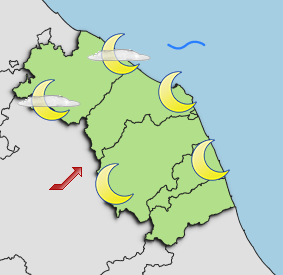 Previsioni di Oggi Sera-Notte