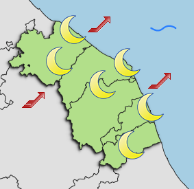 Previsioni di Oggi Sera-Notte