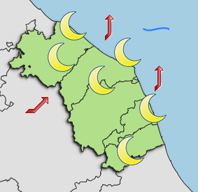 Previsioni di Oggi Sera-Notte