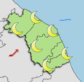 Previsioni di Oggi Sera-Notte