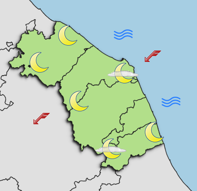 Previsioni di Oggi Sera-Notte