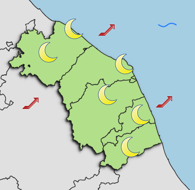 Previsioni di Oggi Sera-Notte