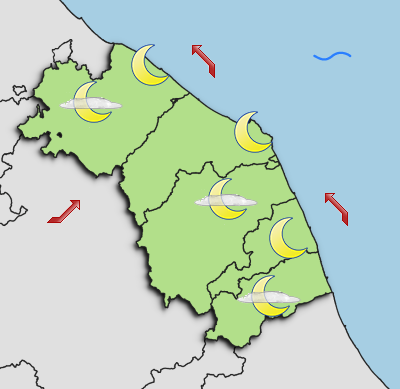 Previsioni di Oggi Sera-Notte