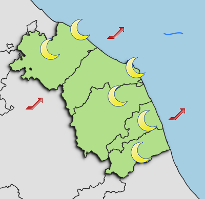 Previsioni di Oggi Sera-Notte