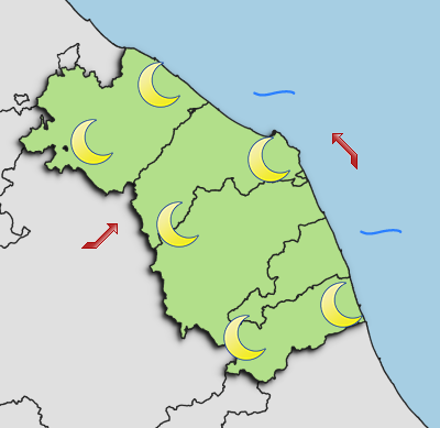 Previsioni di Oggi Sera-Notte