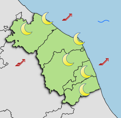 Previsioni di Oggi Sera-Notte