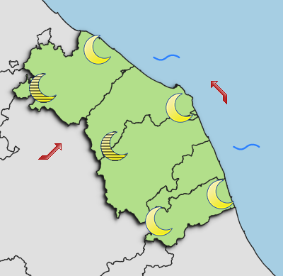 Previsioni di Oggi Sera-Notte