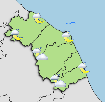 Previsioni di Oggi Sera-Notte