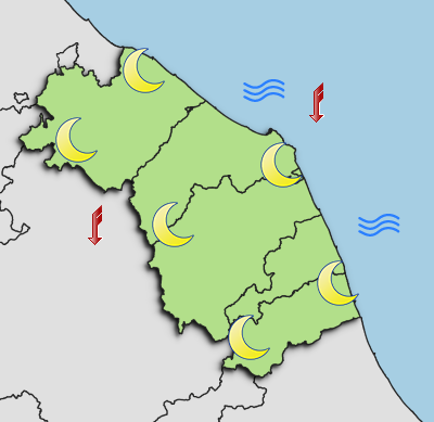 Previsioni di Oggi Sera-Notte