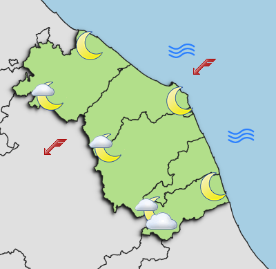 Previsioni di Oggi Sera-Notte