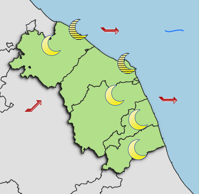 Previsioni di Oggi Sera-Notte