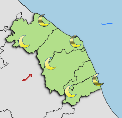 Previsioni di Oggi Sera-Notte