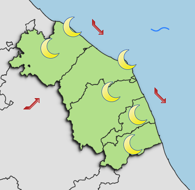 Previsioni di Oggi Sera-Notte