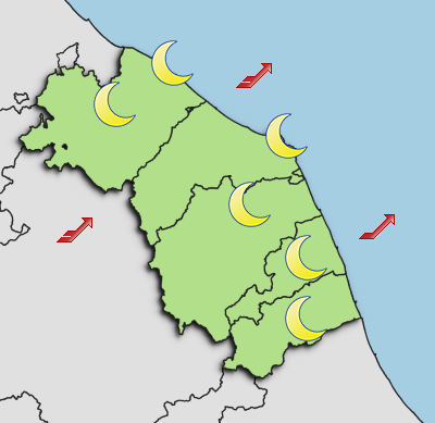 Previsioni di Oggi Sera-Notte