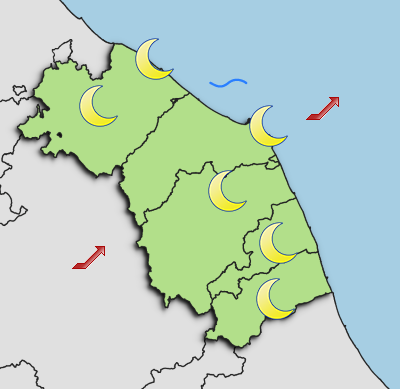 Previsioni di Oggi Sera-Notte