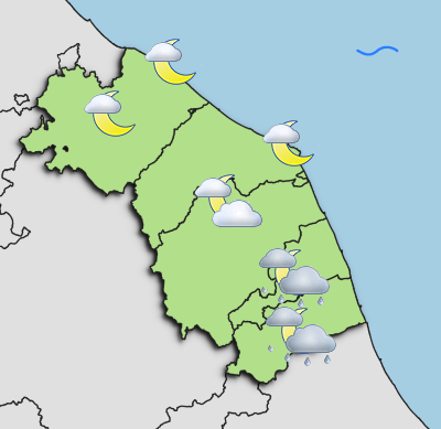 Previsioni di Oggi Sera-Notte