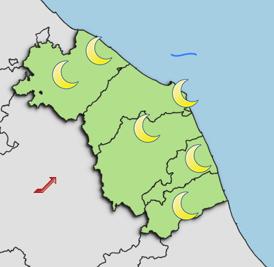 Previsioni di Oggi Sera-Notte