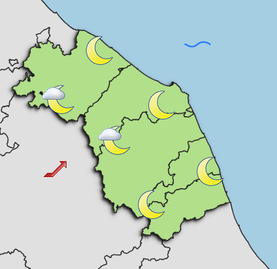 Previsioni di Oggi Sera-Notte