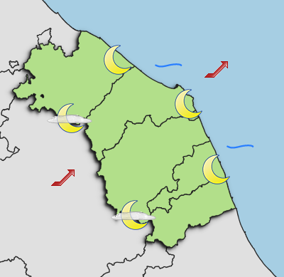 Previsioni di Oggi Sera-Notte