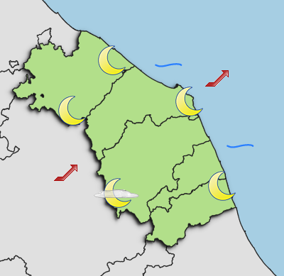 Previsioni di Oggi Sera-Notte