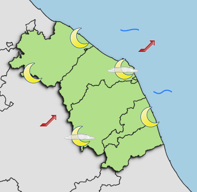 Previsioni di Oggi Sera-Notte